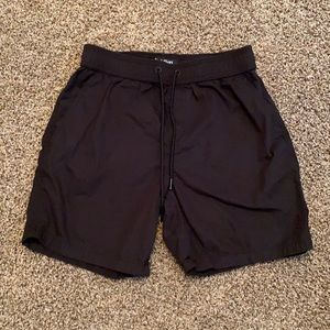 Men’s like new black beach shorts